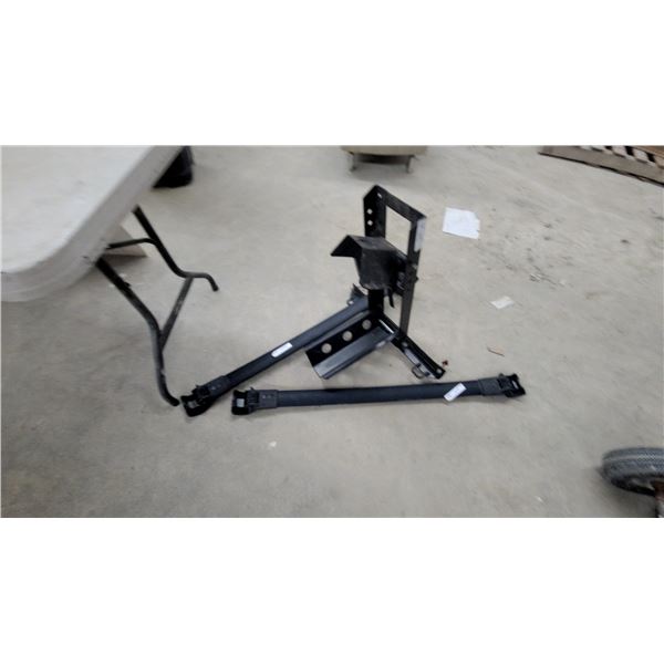 Motorcycle Wheel Lock and Roof Rack