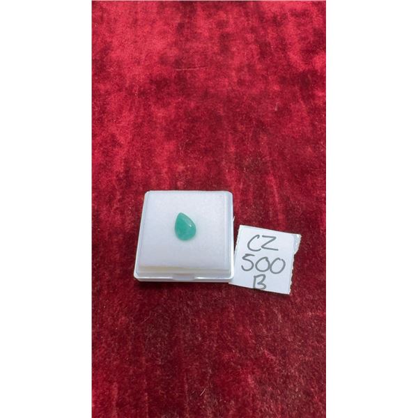 New 3.5-Carat Natural Untreated Emerald, Pear Cut, 8.8 x 11.7 Millimeters