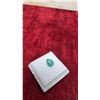 Image 5 : New 3.5-Carat Natural Untreated Emerald, Pear Cut, 8.8 x 11.7 Millimeters