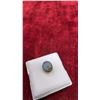 Image 4 : New 4.1-Carat Natural Untreated Labradorite Oval Cabochon Gemstone, 9.8mm X 11.8mm