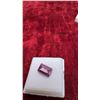 Image 5 : 10.5-Carat Natural Untreated Ruby Gemstone, Emerald Cut, 9.8mm X 14.2mm, in Display Box