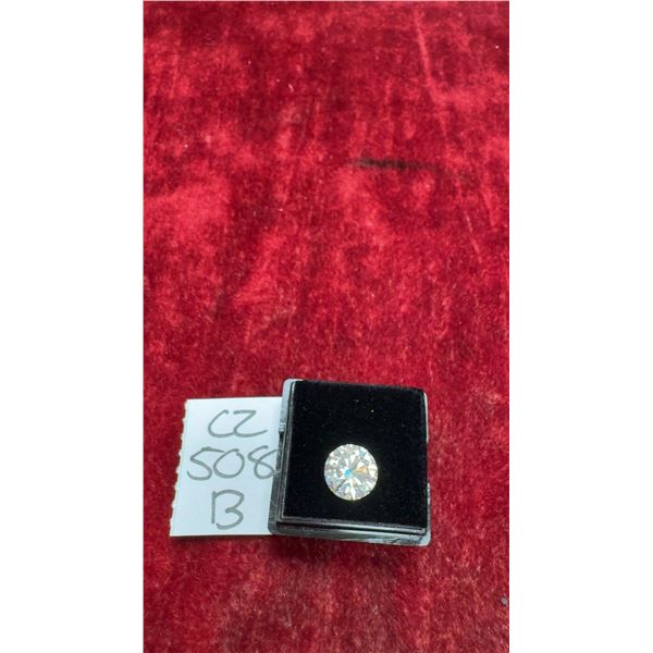 3.0 Carat Round Brilliant Cut Moissanite Lab Diamond, GH-VVS1 Clarity, GRA Report