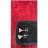 Image 5 : Platinum-Plated 2.0-Carat Each Simulated Diamond Cubic Zirconia Stud Earrings with Velvet Box