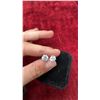 Image 6 : Platinum-Plated 2.0-Carat Each Simulated Diamond Cubic Zirconia Stud Earrings with Velvet Box