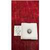 Image 1 : 9.0-Carat Natural Untreated Star Ruby Round Cabochon Gemstone, 10.4 mm X 10.4 mm