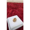 Image 3 : 8.0 Carat Natural Untreated Imperial Topaz, Oval Cut, 10.3 x 11.7 Millimeters