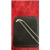 Image 6 : Platinum-Plated 2.0 Carat Pear-Cut Black Cubic Zirconia Double Halo Necklace, Adjustable 16"-18"