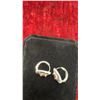 Image 7 : Platinum Plated 23.0 mm Pear Cut Ruby Simulated Diamond 2 Piece Set- Adjustable 17"-19"