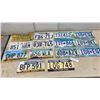 Image 1 : Collection of 14 Vintage United States License Plates from Various States, 1988-2003