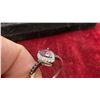 Image 6 : 0.77 Ct 7.5 x 5mm Pear Natural Pinkish Purple Tourmaline, Unheated Africa Gem in Solid Silver