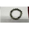 Image 2 : Natural Unheated Burmese Green Jadeite Bracelet, 199.00 Carat, 19 Pieces, 2" Size