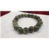 Image 5 : Natural Unheated Burmese Green Jadeite Bracelet, 199.00 Carat, 19 Pieces, 2" Size