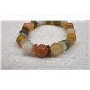 Image 4 : Natural Untreated Multi-Color Jade 30-Piece Burma Gems Bracelet, 171.64 Carat, 2"