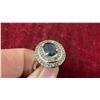 Image 7 : 1.33 Ct 7.5 x 6mm Oval Natural Greenish Blue Sapphire, Heated Australian Gem with Solid Silver