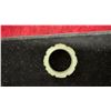 Image 2 : 27.00 Ct Natural Jadeite, Jelly Green Jade, Carving Bumar Ring Size 8.5 US