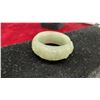 Image 3 : 27.00 Ct Natural Jadeite, Jelly Green Jade, Carving Bumar Ring Size 8.5 US