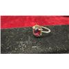 Image 4 : 2.25-Carat VS Oval Natural Purplish-Pink Rhodolite Garnet Sterling Silver Ring, Sz 7.75
