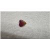 Image 6 : Natural Unheated Green Tourmaline, Purplish Red Heart Shaped Ruby, and Pear Cabochon Natural Opal
