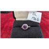 Image 1 : 1.74 Ct 8mm VS Round Brilliant Natural Purple Amethyst Ring in Sterling Silver Setting, Sz 7