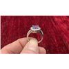 Image 5 : 1.74 Ct 8mm VS Round Brilliant Natural Purple Amethyst Ring in Sterling Silver Setting, Sz 7