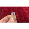 Image 7 : 1.74 Ct 8mm VS Round Brilliant Natural Purple Amethyst Ring in Sterling Silver Setting, Sz 7