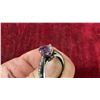 Image 8 : 1.68 Ct 8 x 5.4mm VS Round Brilliant Natural Purple Amethyst Ring, in Sterling Silver Setting