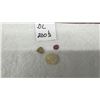 Image 1 : Natural Unheated Yellow Sapphire, Natural White Moonstone and Natural Purplish Pink Sapphire