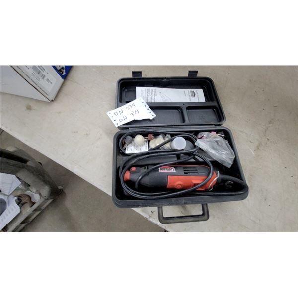 Jobmate Corded Rotary Tool Kit with Accessories and Carrying Case