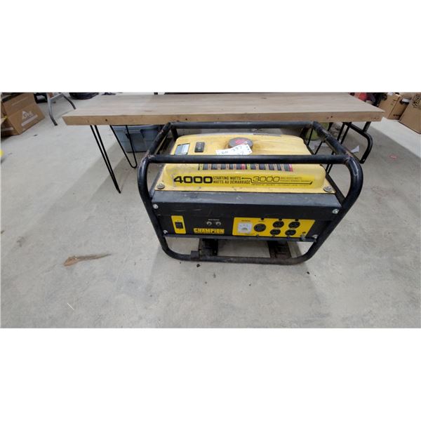 Champion 4000-Watt Starting / 3000-Watt Rated Portable Gasoline Generator