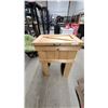 Image 1 : Rustic Wooden Patio Cooler Stand with Barn Door Style Lid and Integrated Spigot 39 x 28 x 19"