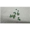 Image 10 : Loose Gemstone: Ruby, and Sapphires, Round Cut Natural Unheated Emeralds, Brazil (20)