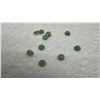 Image 15 : Loose Gemstone: Ruby, and Sapphires, Round Cut Natural Unheated Emeralds, Brazil (20)