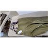 Image 2 : Olive Green Rubber Bootfoot Chest Waders with Suspenders, Size 9 Two Sets