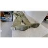 Image 4 : Olive Green Rubber Bootfoot Chest Waders with Suspenders, Size 9 Two Sets