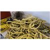 Image 4 : Assorted Yellow Polypropylene Utility Rope, Tie-Down Strap, with Storage Tub