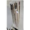 Image 1 : Lot of Assorted Fishing Rods with Cork and Foam Handles, 10x