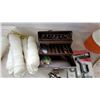 Image 5 : Old Pal Minnow Bucket, Fishing Net, Tackle Box, Gun Rack N.O.S and More