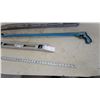 Image 3 : Aluminum Spirit Levels, 35" Metal Straight Edge Ruler, and Blue Conduit Bender and More