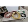 Image 1 : Lot of Assorted Air Hoses in Various Lengths and Colors with Quick-Connect Fittings
