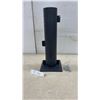 Image 1 : Powder-Coated Steel Mounting Post with Square Bolt-Down Base and Hardware Kit