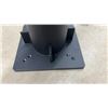 Image 2 : Powder-Coated Steel Mounting Post with Square Bolt-Down Base and Hardware Kit