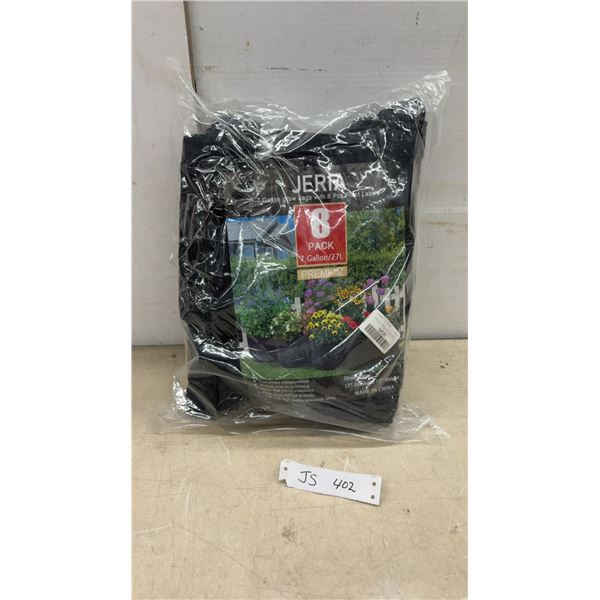 Jeria 8-Pack Premium 7-Gallon Nonwoven Fabric Grow Bags with Plant Labels, 13 x 12"