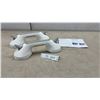 Image 1 : Suction Cup Grab Bars with Dual Locking Levers and Safety Indicators