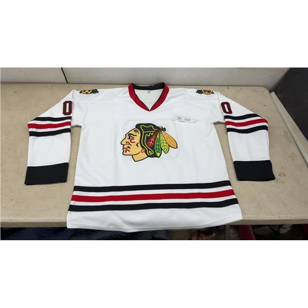 New Chicago Blackhawks Griswold #00 White Hockey Jersey, Size Medium