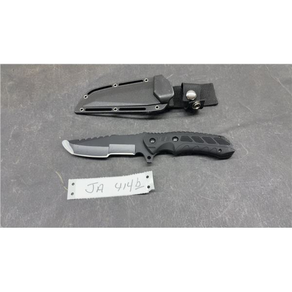 Mtech USA MT-20-04 Fixed Blade Tactical Knife with Hard Plastic Sheath, 10" Overall