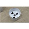 Image 3 : Lot of 4 White Plastic Golf Putting Green Hole Cups with Flagstick Support