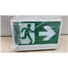 Image 2 : Qllite LED Running Man Exit Sign, Selectable Pictograms, 120-347VAC, Universal Mount