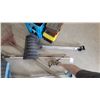 Image 3 : Dual-Handle Snow Pusher, Snow Shovels, and Metal Leaf Rakes