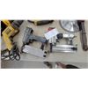 Image 2 : DeWalt Corded 3/8" Drill, Two Pneumatic Finish Nailers, Saw Blade, Wrench, and More