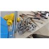 Image 4 : Lot of Cloths Line Pulleys, Hedge Shears, Loppers, Coiled Air Hose, and More